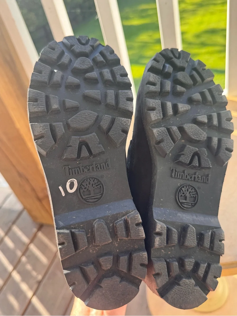 Timberland Kids Youth Waterproof Leather Boots Black Size 5 M